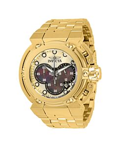 Men's Coalition Forces Chronograph Stainless Steel Gold Dial Watch