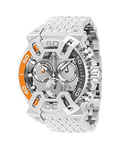Men's Coalition Forces Chronograph Stainless Steel Silver-tone Dial Watch