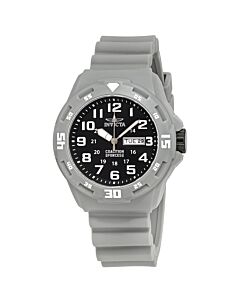Men's Coalition Forces Silicone Black Dial Watch