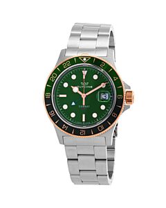 Men's Combat Sub Stainless Steel Green Dial Watch