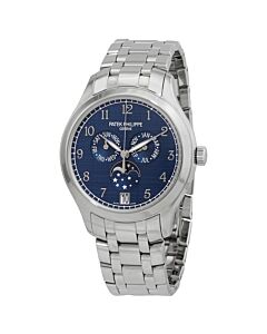 Men's Complications Stainless Steel Blue Dial Watch