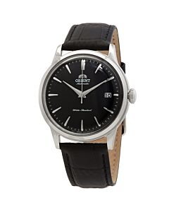 Men's Contemporary Classic Leather Black Dial Watch