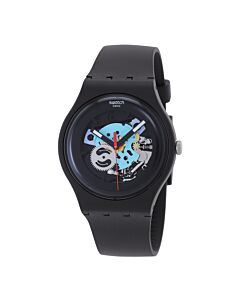 Men's Core Black Lacquered Bio-sourced material Black ( Skeleton) Dial Watch