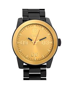 Men's Corporal SS Stainless Steel Gold Dial Watch