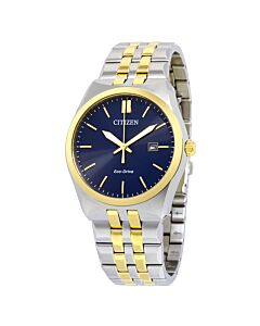 Men's Corso Two-tone (Silver and Gold-tone) Stainless Steel Blue Dial