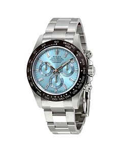 Men's Cosmograph Daytona Chronograph Platinum Oyster Ice Blue Dial Watch