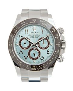 Men's Cosmograph Daytona Chronograph Platinum Rolex Oyster Blue Dial Watch