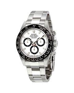 Men's Cosmograph Daytona Chronograph Stainless Steel Rolex Oyster White Dial