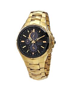 Men's Coutura Chronograph Stainless Steel Black Dial Watch