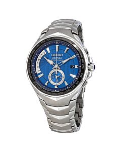 Men's Coutura Chronograph Stainless Steel Blue Dial