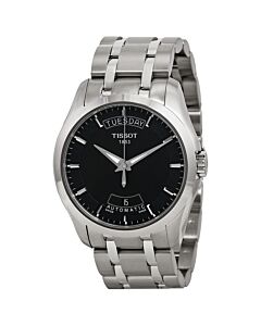 Men's Couturier Stainless Steel Black Dial