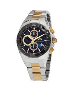 Men's Cruise Chronograph Stainless Steel Blue Dial Watch