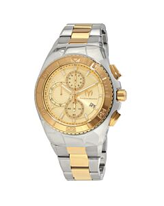 Men's Cruise Chronograph Stainless Steel Champagne Dial Watch