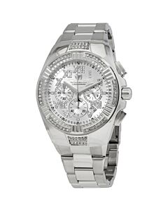 Men's Cruise Chronograph Stainless Steel White Dial Watch