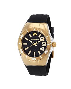 Men's Cruise Silicone Black Mother of Pearl Dial Watch