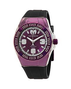 Men's Cruise Silicone Purple Dial Watch