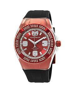 Men's Cruise Silicone Red Dial Watch