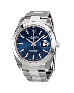 Men's Datejust 41 Stainless Steel Blue Dial