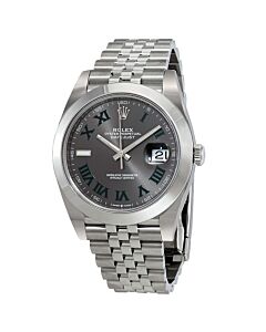 Men's Datejust Stainless Steel Rolex Jubilee Slate Dial Watch