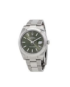 Men's Datejust Stainless Steel Oyster Mint Green Dial Watch