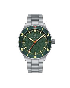 Men's Deacon Stainless Steel Green Dial Watch
