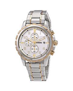 Men's Dean Chronograph Stainless Steel Silver Dial Watch