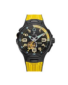 Men's Deep Ocean Rubber Black Dial Watch