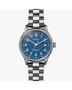 Men's Detroit Vinton Stainless Steel Blue Dial Watch