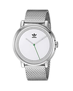 Men's District M2 Stainless Steel Mesh White Dial Watch