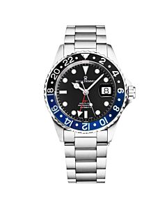 Men's Diver (Batman) Stainless Steel Black Dial Watch