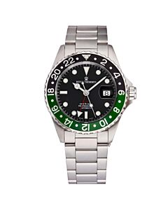 Men's Diver GMT Stainless steel Black Dial Watch