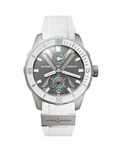 Men's Diver X Rubber Grey / Antarctica Dial Watch