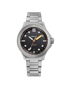 Men's Divesport Titanium Titanium Black Dial Watch
