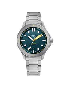 Men's Divesport Titanium Titanium Green Dial Watch