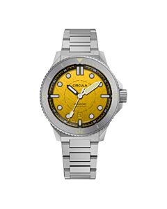 Men's Divesport Titanium Titanium Yellow Dial Watch