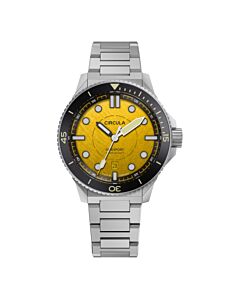 Men's Divesport Titanium Titanium Yellow Dial Watch