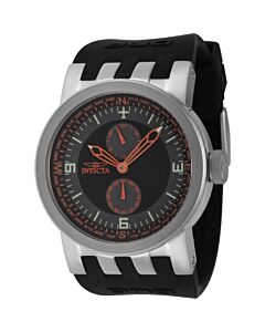 Men's DNA Silicone Grey and Black Dial Watch