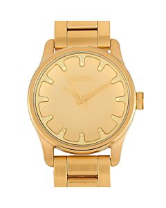 Men's Driver All Gold Stainless Steel Gold Dial Watch