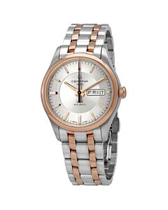 Men's DS-4 Day-Date Automatic Stainless Steel Silver Dial Watch