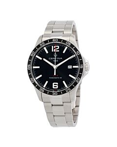 Men's DS-8 Stainless Steel Black Dial Watch