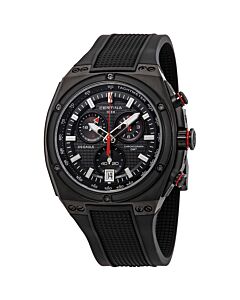 Men's DS Eagle Chronograph GMT Rubber Black Dial Watch