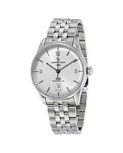 Men's DS Powermatic 80 Stainless Steel Silver Dial Watch