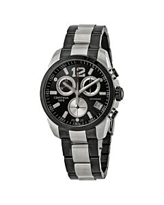 Men's DS Rookie Chronograph Stainless Steel Black Dial Watch
