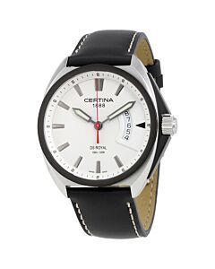 Men's DS Royal Leather White Dial
