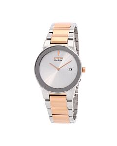 Men's Eco-Drive Stainless Steel White Dial Watch