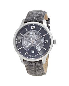 Men's Edmond Meteorite Leather Muonionalusta Meteorite Dial Watch
