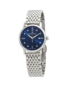 Men's Eliros Stainless Steel Blue Dial Watch