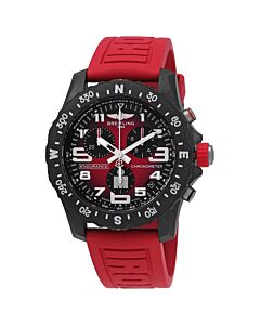 Men's Endurance Pro Chronograph Rubber Red Dial Watch