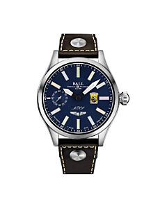 Men's Engineer Master II Leather Blue Dial Watch