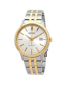 Men's Essentials Stainless Steel Silver-tone Dial Watch